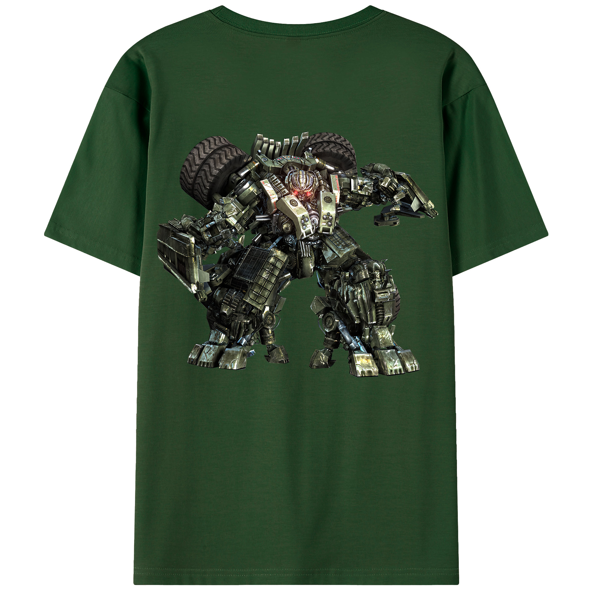 （画像用） Transformers トランスフォーマー 綿100％半袖Tシャツ（背面プリント）